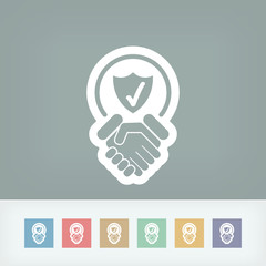 Best protection service icon