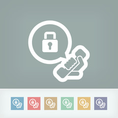 Phone conversation locked