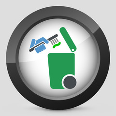 Separate waste collection icon