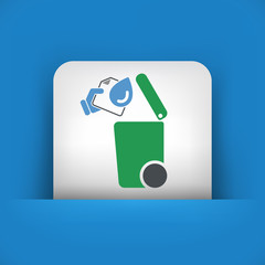 Fototapeta premium Separate waste collection icon