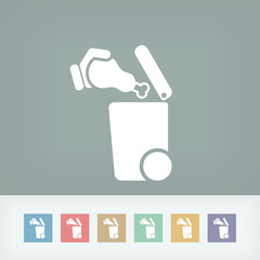 Separate waste collection icon