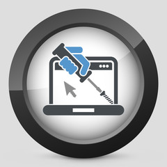Computer assistance icon