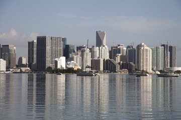 Fototapeta na wymiar Miami skyline. City of Miami, Brickell