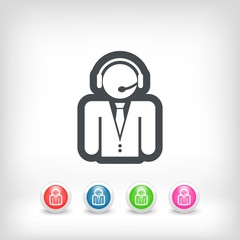 Contact assistance icon