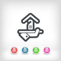 Hotel icon. Privacy concept.