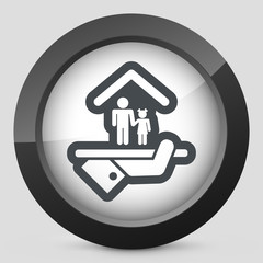 Hotel icon. Services for children.