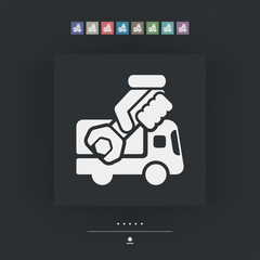 Assistance van icon