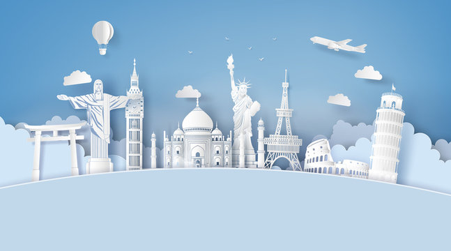 Illustration of world tourism day