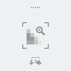 Obraz premium Pixel icon, pixel vector, pixel symbol, pixel design, pixel app, pixel illustration, pixel JPG, pixel picture, pixel button, pixel link.