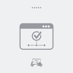 Checked network icon