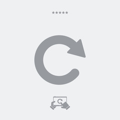 Fototapeta premium Updates single flat icon