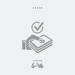 Check cash payment - Dollars