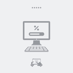 Percentage of progression bar