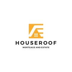 home house logo vector icon