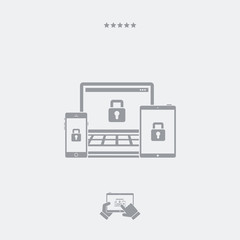 Multi devices protection icon