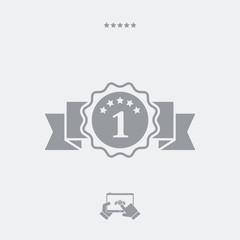 Number one symbol icon