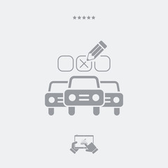 Automotive options - Minimal vector icon
