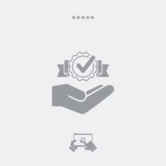 Service offer - Greatest satisfaction - Minimal icon