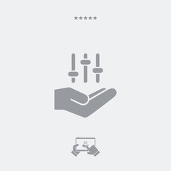 Service offer - Setting levels - Minimal icon
