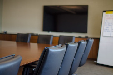 Empty Conference room setting