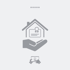 Home certification services - Minimal icon