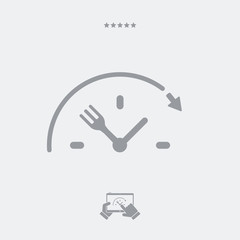 Steady food services - Vector web icon