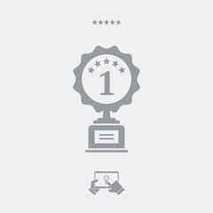 Winner cup - Vector web icon