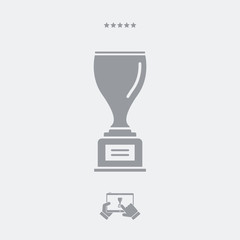 Competition cup - Vector web icon