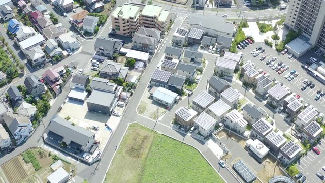 住宅地　空撮