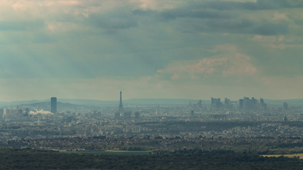 Fototapeta premium Paris vue du ciel