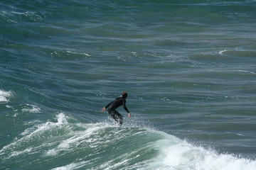 surfer in action