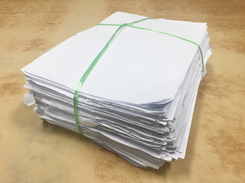 stack pile of paper