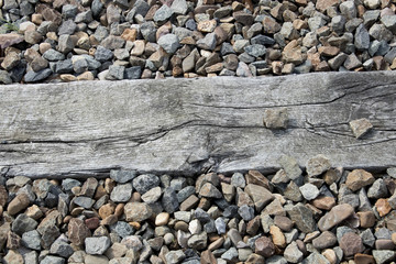 Historically wooden rail ties