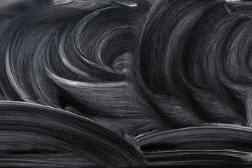 Surface of wax on the car