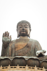 Tian Tan Buddha (the Big Buddha) is large bronze statue of a Buddha Amoghasiddhi in Hong Kong.