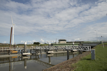 View on the outport of Den Oever