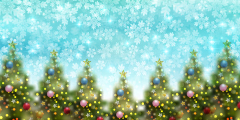 クリスマス　雪　冬　背景 