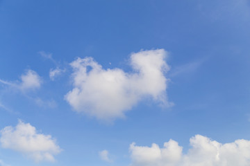 blue sky with cloud