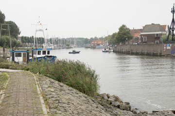 Original Dutch Jetty  in the IJsselmeer
