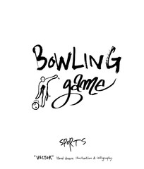 스포츠 포스터 / 손으로 그린 스포츠 그림