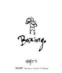 스포츠 포스터 / 손으로 그린 스포츠 그림