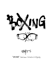 스포츠 포스터 / 손으로 그린 스포츠 그림