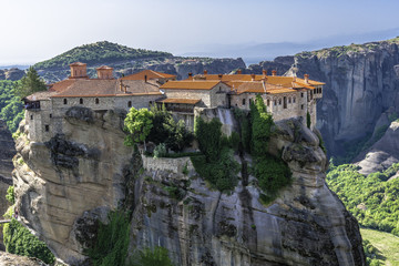 Fototapeta na wymiar Monastery of St. Barlaam on the cliffs