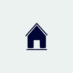 Obraz na płótnie Canvas home icon, vector illustration. flat icon