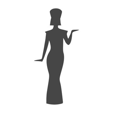 recommend clip art: Egyptian silhouette icon, Queen Nefertiti, Cleopatra silhouette
