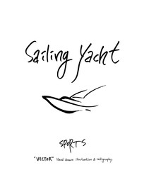 스포츠 포스터 / 손으로 그린 스포츠 그림