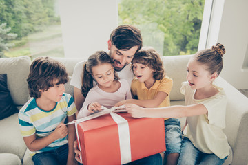 Dream, dreamy, leisure, lifestyle concept. young single father s