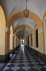 Fragment of a building in the ancient city of Cadiz