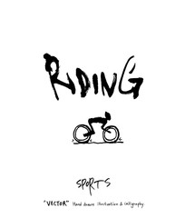 Obraz premium 스포츠 포스터 / 손으로 그린 스포츠 그림