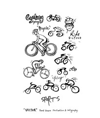 스포츠 포스터 / 손으로 그린 스포츠 그림